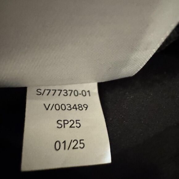 Athleta Paradise Straight Leg Cargo Pants Womens Small Black Linen Blend New - Picture 11 of 11